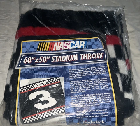 Dale Earnhardt #3 Blanket Richard Childress Racing USA 60X50 NASCAR New Cover