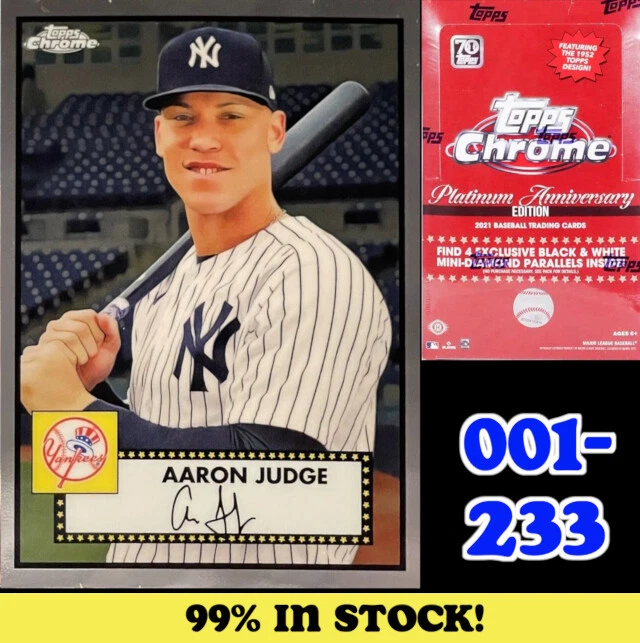 2021 Topps Chrome Platinum Anniversary A La Carte Complete Your Set #001 - 233 - Image 1 of 1
