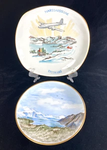 2 Narsarsuaq Air Base Greenland Platten, 1954, 1 Bing & Grøndahl Royal Copenhagen - Bild 1 von 14