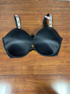 Victoria's Secret Very Sexy Push-Up Bra 38DDD Black Bedazzled - Picture 1 of 2