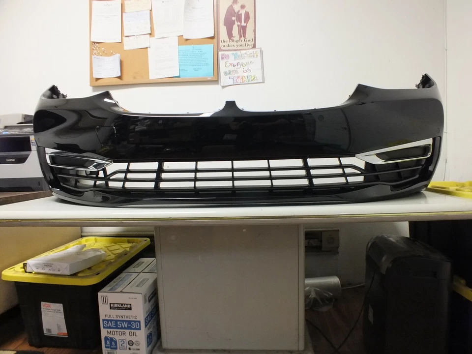 2018 2019 BMW G32 640i xDrive Gran Turismo Complete Front Bumper Cover Black 475 - Изображение 1 из 4