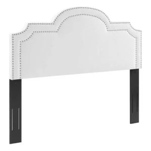 Modway Belinda Modern Performance Velvet King/California King Headboard in White - Picture 1 of 8