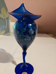 Mundgeblasene Kristallvase aus Verena jedes Stück ein Einzelstück - Bild 1 von 7