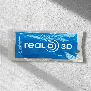 Okulary Real D 3D Okulary kinowe TV Filmy Kino Telewizor NOWE & ORYGINALNE OPAKOWANIE - Zdjęcie 1 z 4