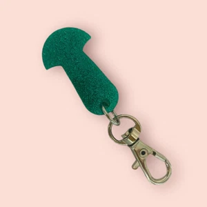 Trolley Token Removable Unlocker Coin Token Key Coles Woolies Aldi Bright Green - Bild 1 von 5
