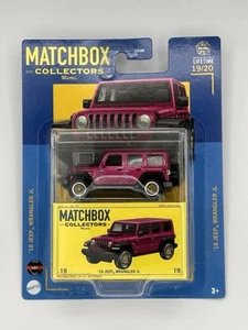 Matchbox Collectors 2018 Magenta Jeep Wrangler JL #19/20 MB COLLECTORS 2024 - Picture 1 of 3