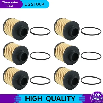 Juego de 6 piezas de repuesto de filtros de aceite para Lamborghini Gallardo 2004-2008 Foto 1 de 4