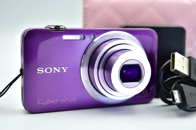 ⏯️[Excellent+5] SONY Cyber-shot DSC-WX30 Digital Camera Purple Japanese Only - Image 1 of 4