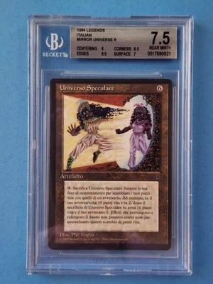 Mirror Universe Legends Vintage Italian MTG Reserved List Graded BGS 7.5 NM+!!! - Image 1 of 2