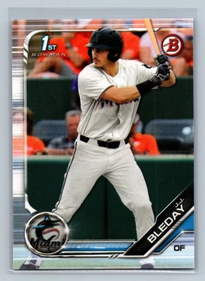 2019 Bowman Draft 1st J.J. Bleday #BD-150 Miami Marlins - Image 1 of 2