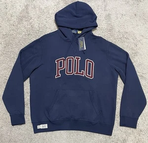 Polo Ralph Lauren blau Polo Logo Pullover Sweatshirt Hoodie Herren Large neu mit Etikett $ 148 - Bild 1 von 11