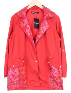 DESIGUAL Chaq Delphine Women's 38 Mid-Length Colourful Floral Pattern Jacket * - Picture 1 of 8