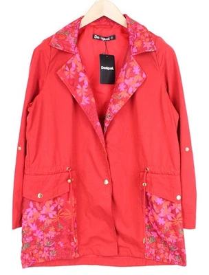DESIGUAL Chaq Delphine Women's 38 Mid-Length Colourful Floral Pattern Jacket * - Image 1 of 4