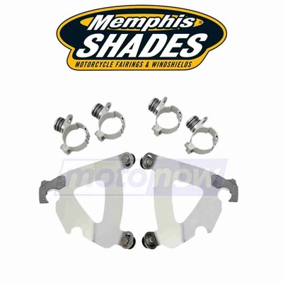 Memphis Shades Plate for Road Warrior Fairing for 1999-2007 Harley Davidson ha Foto 1 de 4