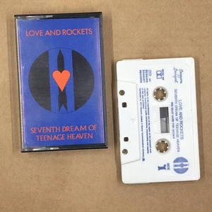 LOVE AND ROCKETS Cassette Tape Rock Goth SEVENTH DREAM OF TEENAGE HEAVEN BAUHAUS - Picture 1 of 6