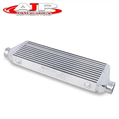 28"x7"x2.5" Chrome I/O Aluminum Performance Turbocharger Intercooler Universal - Image 1 of 4