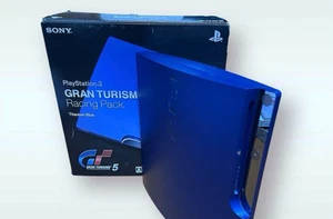Consola Sony PS3 CECH-2500A Titanio Azul Gran Turismo 5 Racing Pack + Mando - Imagen 1 de 11
