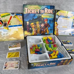 Zug um Zug Erste Reise Brettspiel Days of Wonder Kinder Strategie KOMPLETT - Bild 1 von 13