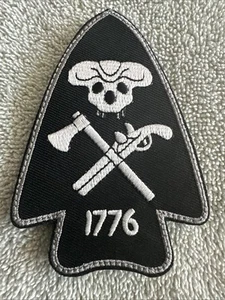 1776 PATRIOT American Hook & Loop Morale Patch - Picture 1 of 4