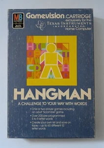 Texas Instruments TI99/4a HANGMAN par GAME VISION cartouche avec boite RARE - Photo 1/8