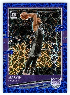 2020-21 Donruss Optic Marvin Bagley III #47 Blue Velocity Sacramento Kings - Image 1 of 2