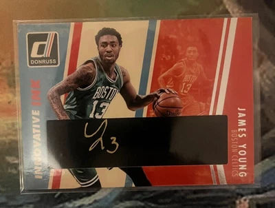 James Young 2015-16 Panini Donruss tinta innovadora automático/autógrafo - Celtics Foto 1 de 2