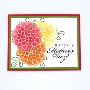 Stampin! Up! Mother’s Day Card Combined Shipping Handmade Cards Mothers Day - Picture 1 of 1