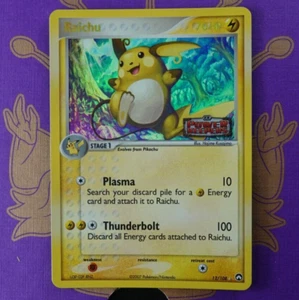 Pokemon TCG · Raichu 12/108 · Reverse Holo Rare · EX Power Keepers (2007) NM - Picture 1 of 4