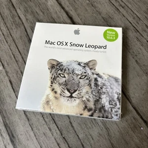 Apple Mac OS X Snow Leopard 10.6.3 OSX New Sealed - Picture 1 of 6