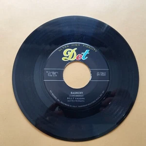 45 RPM Record   BILLY VAUGHN  Raunchy / Sail Along Silvery Moon  Un Played - Bild 1 von 3