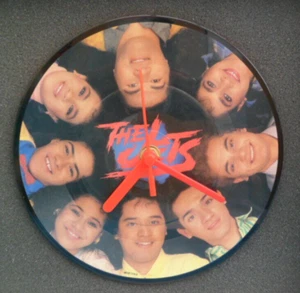 THE JETS CLOCK Upcycled Vinyl Record Hit Single Picture Disc PD7094 7" Wall - Picture 1 of 3