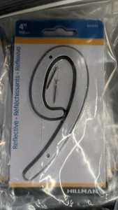 4" Reflective Number 6 or 9 - Picture 1 of 3