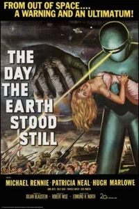 Laminated The Day The Earth Stood Still Movie Poster Print 24x36 Inch - Picture 1 of 4