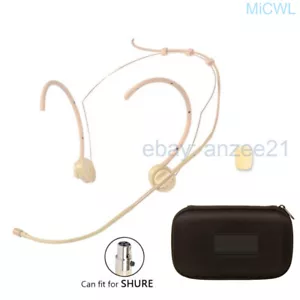 Foldable Condenser Head Mic Microphone for Shure 4Pin XLR mini with case - Picture 1 of 4