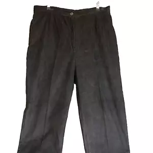 Mischief Black Corduroy Cord Mum Jeans Womens 24 Straight Leg Elastic Back - Foto 1 di 20