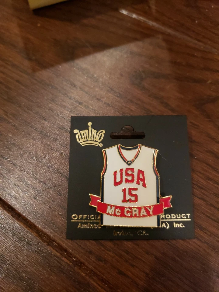 2000 Olympic Women's Basketball Nicki McCray 25 Jersey Pin AMINCO NEW FREE SHIP - Image 1 of 1
