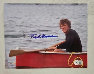 TED GROSSMAN 8x10 inch SIGNED PHOTO BECKETT BAS COA JAWS - Picture 1 of 3