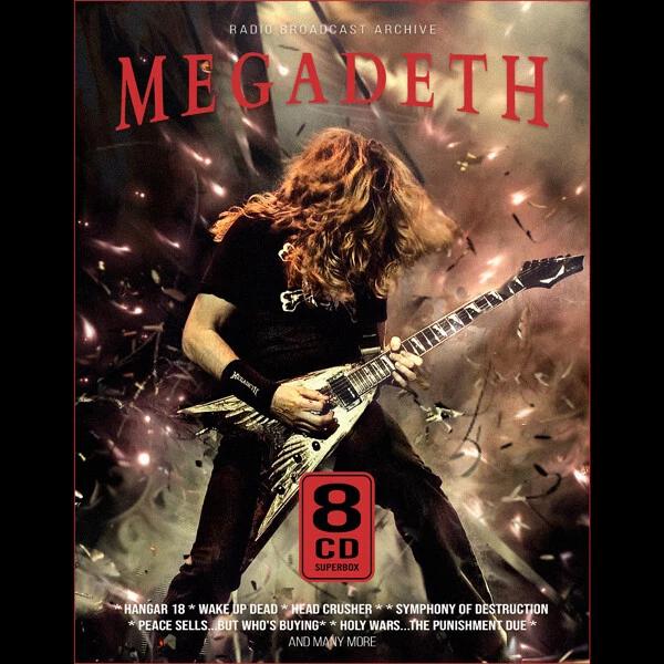 MEGADETH - 8CD RADIO BROADCAST - New CDB - V600z - Image 1 of 1