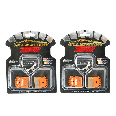 Pastillas de freno de disco Alligator Turbo para Shimano XTR/Deore XT/SLX/Alfine, paquete de 1 o 2 Foto 1 de 2