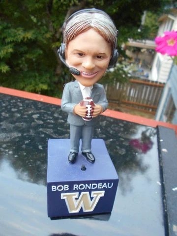 BOB RONDEAU SGA washington huskies football VOICE TALKING BOBBLEHEAD TD HUSKIES! Cover