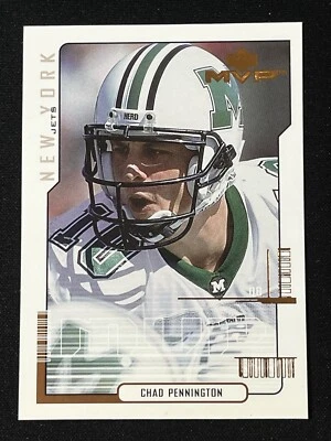 2000 Upper Deck MVP #208 Chad Pennington New York Jets QB Rookie Card - Image 1 of 2