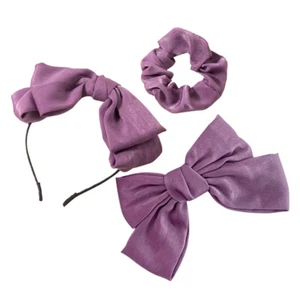 Hair Accessories Set Bow Headbands for Women Scrunchies Women's Miss - Picture 1 of 12
