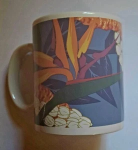 Bird of Paradise Hilo Hattier Hawaii Coffee Cup Mug Vintage 1999 Free Shipping - Picture 1 of 4
