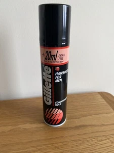 Gillette Men’s Hairspray NEW OLD STOCK Discontinued 220ml Full Very Rare - Picture 1 of 2