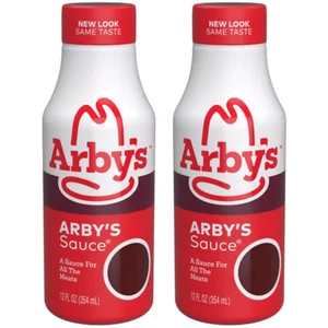 Confezione 2 Salse Arby's Bottiglia 12oz Famosa Classica Originale Sandwich Salsa Rossa - Foto 1 di 12