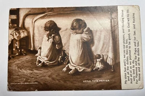 #P6 “Little Tots Prayer” 1906 Sheahan’s Vintage Post Card Unposted Dated 1906 - Picture 1 of 4