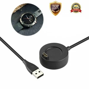 US For Garmin Fenix 5 5S 5X 6X 6S Plus Sapphire USB Charger Charging Dock Cable - Picture 1 of 12