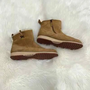 Emu Australia Beach Mini Merinowolle Wildleder Stiefeletten hellbraun cognac Damen 8 - Bild 1 von 6