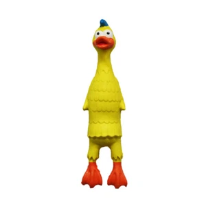 Paw Play Duck Latex Interactive Pet Dog Chew Toy w/ Squeaker 33cm - Picture 1 of 1