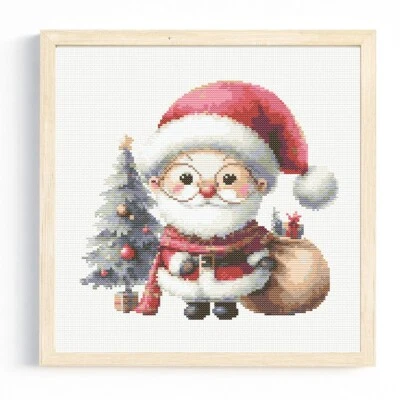 Santa Cross Stitch Pattern/Chart, Father Christmas  - Image 1 of 2
